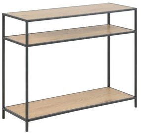 Черна конзолна маса 100x35 cm Seaford - Actona