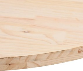 Плот за маса, 90x45x2,5 см, бор масив, овален