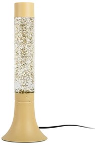 Светложълта настолна лампа със стъклен абажур (височина 37,5 cm) Astro Glittler – Leitmotiv