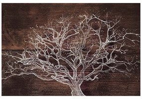 Тапет – Корона на дърво върху дървена основа