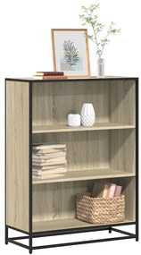 849120 vidaXL Шкаф за книги, дъб сонома, 80,5x35x107,5 см, ПДЧ