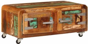 247515 vidaXL Маса за кафе, 85x55x40 см, масивно регенерирано дърво