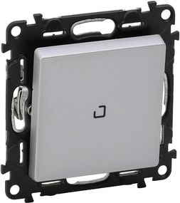 Legrand Девиаторен ключ с подсветка LED 0.15мА цвят алуминий Valena Life  - 752326