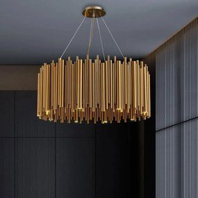 Златна таванна лампа APP1560-12CP