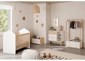 Бяла детска библиотека 70x42 cm Esteban – Marckeric