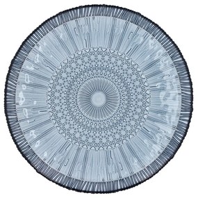 Синя стъклена чиния за сервиране ø 30 cm Kusintha - Bitz