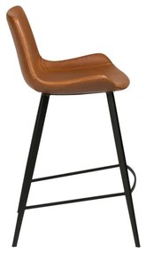 Светлокафяв бар стол от изкуствена кожа, височина 91 cm Hype - DAN-FORM Denmark