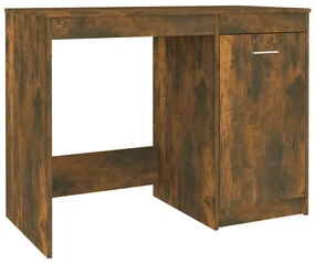815486 vidaXL Бюро, опушен дъб, 100x50x76 см, инженерно дърво