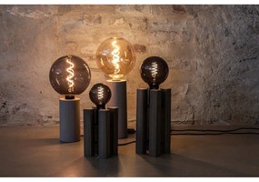 Сива настолна лампа (височина 28 cm) Legna – Markslöjd