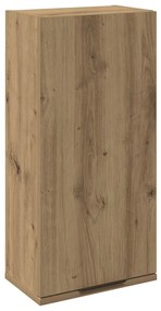 856938 vidaXL Шкаф за баня за стенен монтаж, дъб артизан, 32x20x67 см