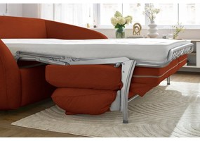 Оранжев разтегателен диван 235 cm Cezanne – Bobochic Paris