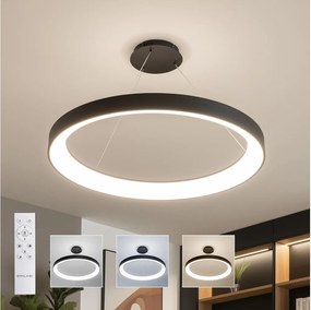 Brilagi - Димируем LED полилей FALCON II LED/108W/230V 3000-6500K Ø 80 см, черен + дистанционно управление