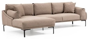 Бежов ъглов диван , ляв ъгъл Leo - Artie