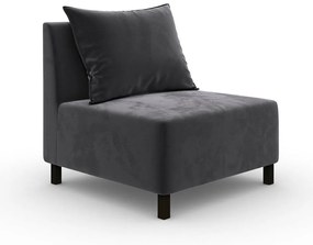 Модул Cristina среден в цвят тъмносиво, 88х88х82 см