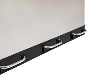 Кош за рециклиране 5five Ariane, Инокс, 3x18 l