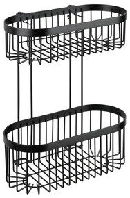 Кошница за стена Black Classic Plus 2 Tier - Wenko