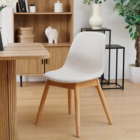 Трапезен стол atmosphera Ayati, Хевея - Сив