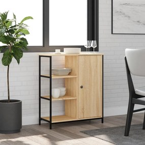 835490 vidaXL Бюфет, дъб сонома, 70x30x80 см, инженерно дърво