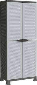 337901 vidaXL Пластмасов шкаф, 68x39x171,5 см