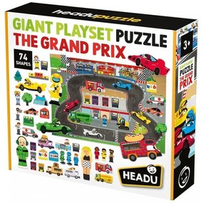 Образователен пъзел, Headu, Giant Playset, The Grand Prix, 42 части