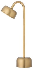 LED затъмняваща се настолна лампа в златист цвят с метален абажур (височина 35,5 cm) Niko – Bloomingville