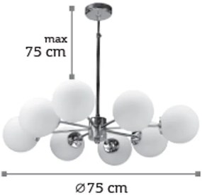 Таванна лампа InLight 5321-8 Полилей