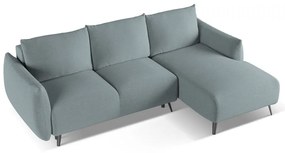 Светлосин ъглов диван (десен ъгъл) Malie – Makamii