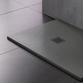 Душ правоъгълник - Sirene Slate-Сиво - Mat-100 x 80 см.