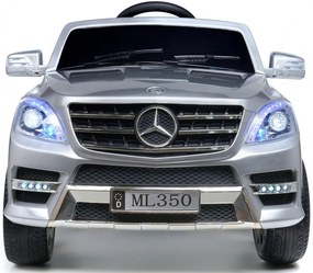 Детски електрически автомобил Mercedes-Benz ML350 сребрист металик