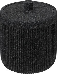 Контейнер за памук 5five Onyx, Шисти - Черен