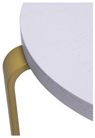 Кафяво-синя табуретка от ясен Smile - Hübsch