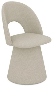 Бежов тапициран трапезен стол Kalo – Makamii