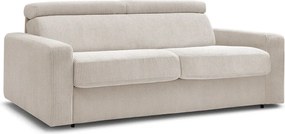 Кремав разтегателен диван от рипсено кадифе 195 cm Monaco – Bobochic Paris