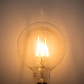 Комплект от 5 E27 Димируема LED спирална крушка G125 5W 450lm 2200K