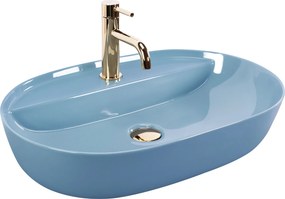 Умивалник за плот REA Aura 61 L.Blue Shiny