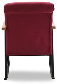Кресло в цвят бордо Yoka - Artie