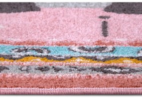 Розов детски килим 160x235 cm Panda - Hanse Home