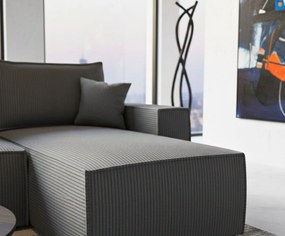 Ъглов диван Malaga mini I-Gkri Skouro-Right