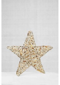 Външна светлинна украса с коледен мотив в естествен цвят ø 50 cm Sofus - Markslöjd