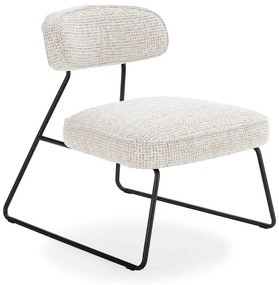 Бяло-бежово кресло Elon – Marckeric