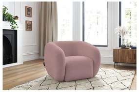 Светлорозово кресло Celine – Bobochic Paris