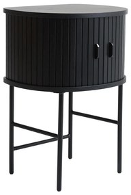 Черно нощно шкафче Nola – Unique Furniture