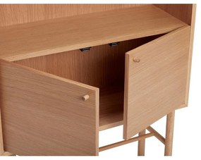 Етажерка за книги от дъб 80x150 cm Archive - Hübsch