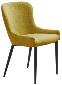 Жълт трапезен стол Ontario - Unique Furniture