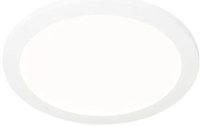 Потапящ се плафон бял 30 см с LED 3-степенна димираща IP44 - Steve