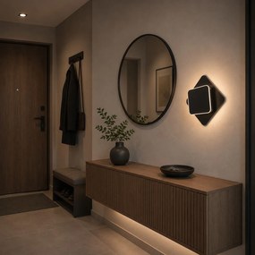 LED аплик LHJ123-W Черен
