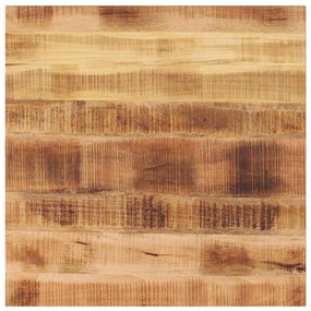 371415 vidaXL Плот за маса, 80x80x3,8см, квадратен, масивно дърво грубо манго
