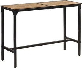 358937 vidaXL Бар маса 150x55x107 см масивно грубо мангово дърво