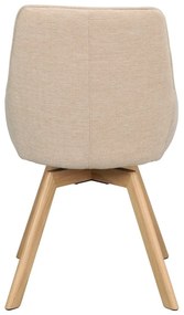 Бежови трапезни столове в комплект от 2 бр. Alison – Rowico