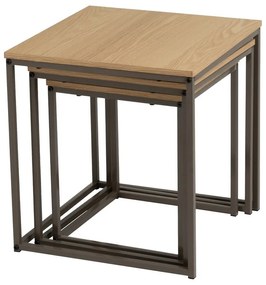 Сгъваеми маси в комплект от 3 броя 40x40 cm - Casa Selección